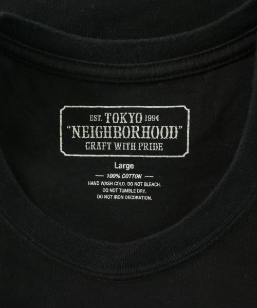 NEIGHBORHOOD（ネイバーフッド）Tシャツ・カットソー 黒 サイズ:L メンズ/2200630589168