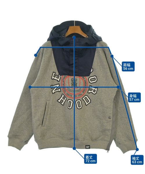 NEIGHBORHOOD（ネイバーフッド）パーカー グレー サイズ:L メンズ/2200632921010