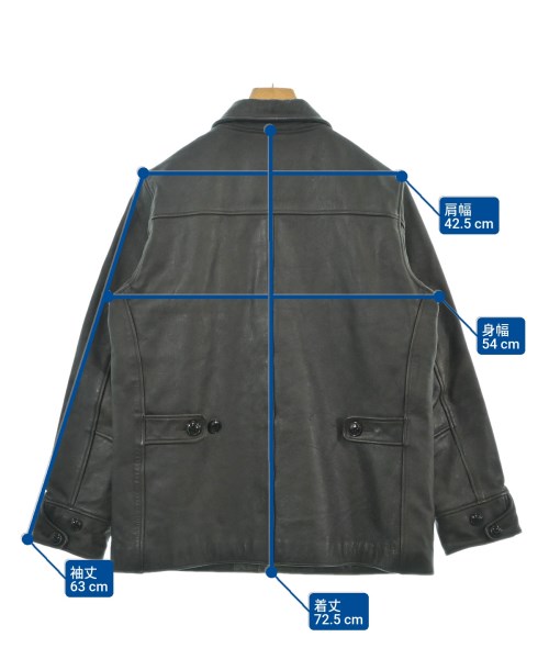 NEIGHBORHOOD（ネイバーフッド）ライダース 茶 サイズ:M メンズ/2200618602032