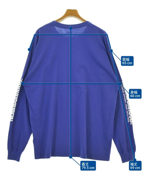 NEIGHBORHOOD（ネイバーフッド）Tシャツ・カットソー 青 サイズ:XL メンズ/2200568517080