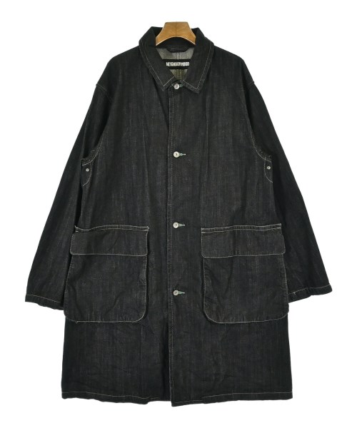 NEIGHBORHOOD(ネイバーフッド)ステンカラーコート 黒 サイズ:L/2200675103046