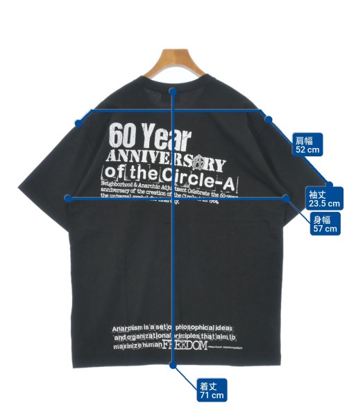 NEIGHBORHOOD（ネイバーフッド）Tシャツ・カットソー 黒 サイズ:L メンズ/2200677236025