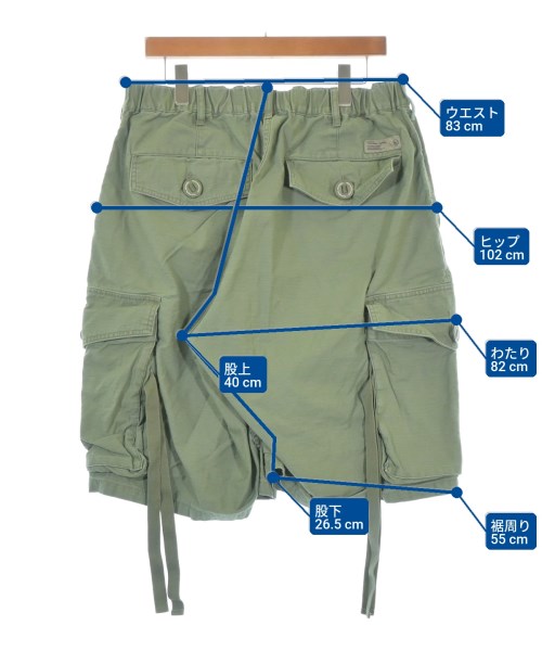 NEIGHBORHOOD（ネイバーフッド）ショートパンツ カーキ サイズ:XL メンズ/2200678084120