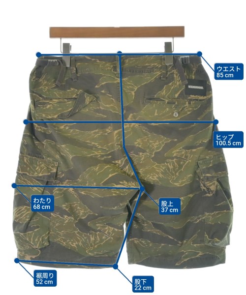 NEIGHBORHOOD（ネイバーフッド）ショートパンツ カーキ サイズ:L メンズ/2200678570234