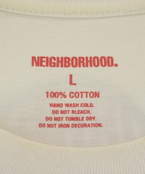 NEIGHBORHOOD（ネイバーフッド）Tシャツ・カットソー 白 サイズ:L メンズ/2200679736073