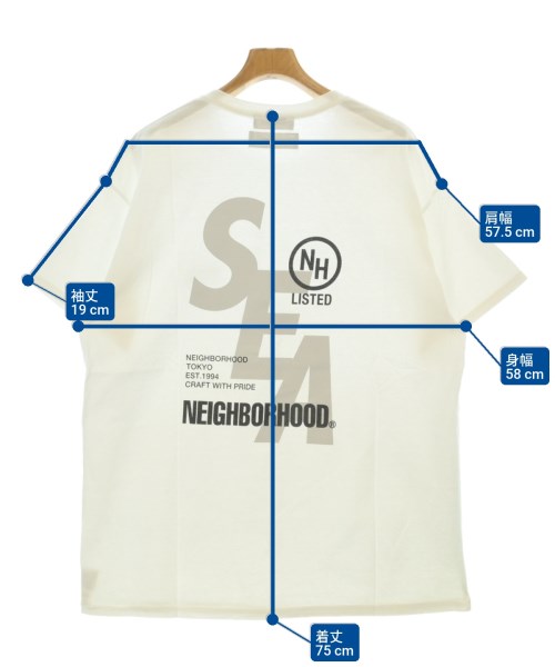 NEIGHBORHOOD（ネイバーフッド）Tシャツ・カットソー 白 サイズ:XL メンズ/2200677679426