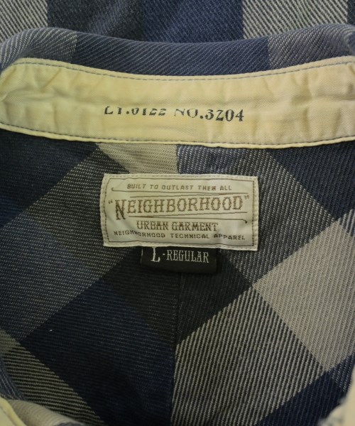 NEIGHBORHOOD（ネイバーフッド）カジュアルシャツ 紺 サイズ:L メンズ/2200696337079