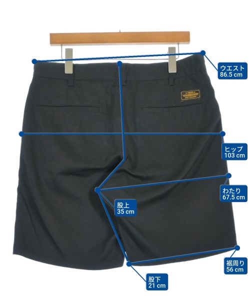 NEIGHBORHOOD（ネイバーフッド）ショートパンツ 黒 サイズ:L メンズ/2200627976605