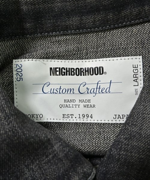 NEIGHBORHOOD（ネイバーフッド）デニムジャケット 黒 サイズ:L メンズ/2200657500016