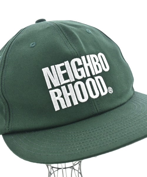NEIGHBORHOOD（ネイバーフッド）キャップ 緑 サイズ:F メンズ/2200659263025