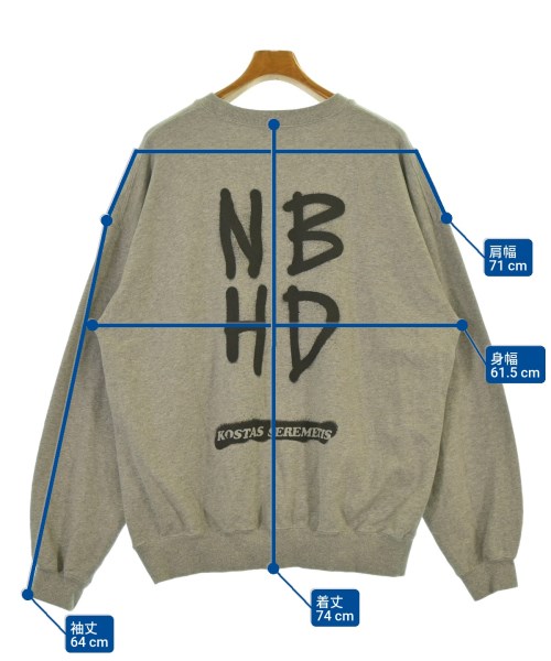 NEIGHBORHOOD（ネイバーフッド）スウェット グレー サイズ:L メンズ/2200655767107