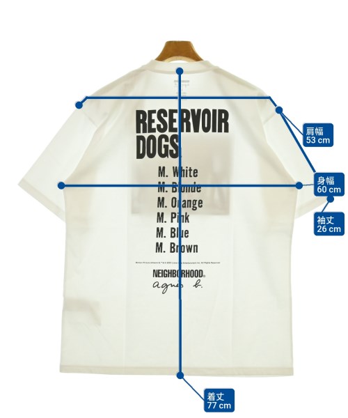 NEIGHBORHOOD（ネイバーフッド）Tシャツ・カットソー 白 サイズ:L メンズ/2200660320038