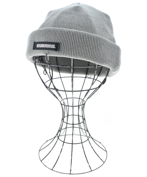 NEIGHBORHOOD(ネイバーフッド)ニットキャップ・ビーニー グレー サイズ:F/2200660361055