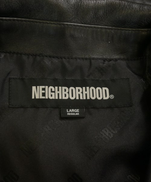 NEIGHBORHOOD（ネイバーフッド）ライダース 黒 サイズ:L メンズ/2200660544014