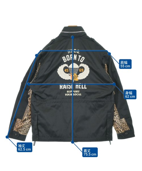 NEIGHBORHOOD（ネイバーフッド）ミリタリーブルゾン 黒 サイズ:L メンズ/2200660950013