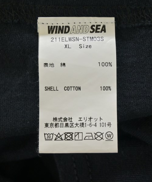 WIND AND SEA（ウィンダンシー）Tシャツ・カットソー 黒 サイズ:XL メンズ/2200708146033