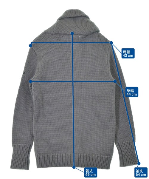 NEIGHBORHOOD（ネイバーフッド）カーディガン グレー サイズ:S メンズ/2200646063041