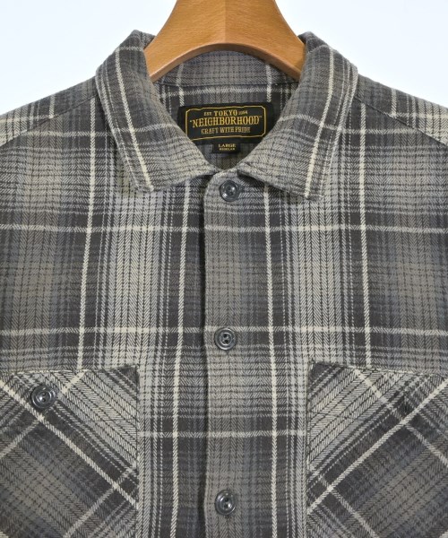 NEIGHBORHOOD（ネイバーフッド）カジュアルシャツ グレー サイズ:L メンズ/2200646152127