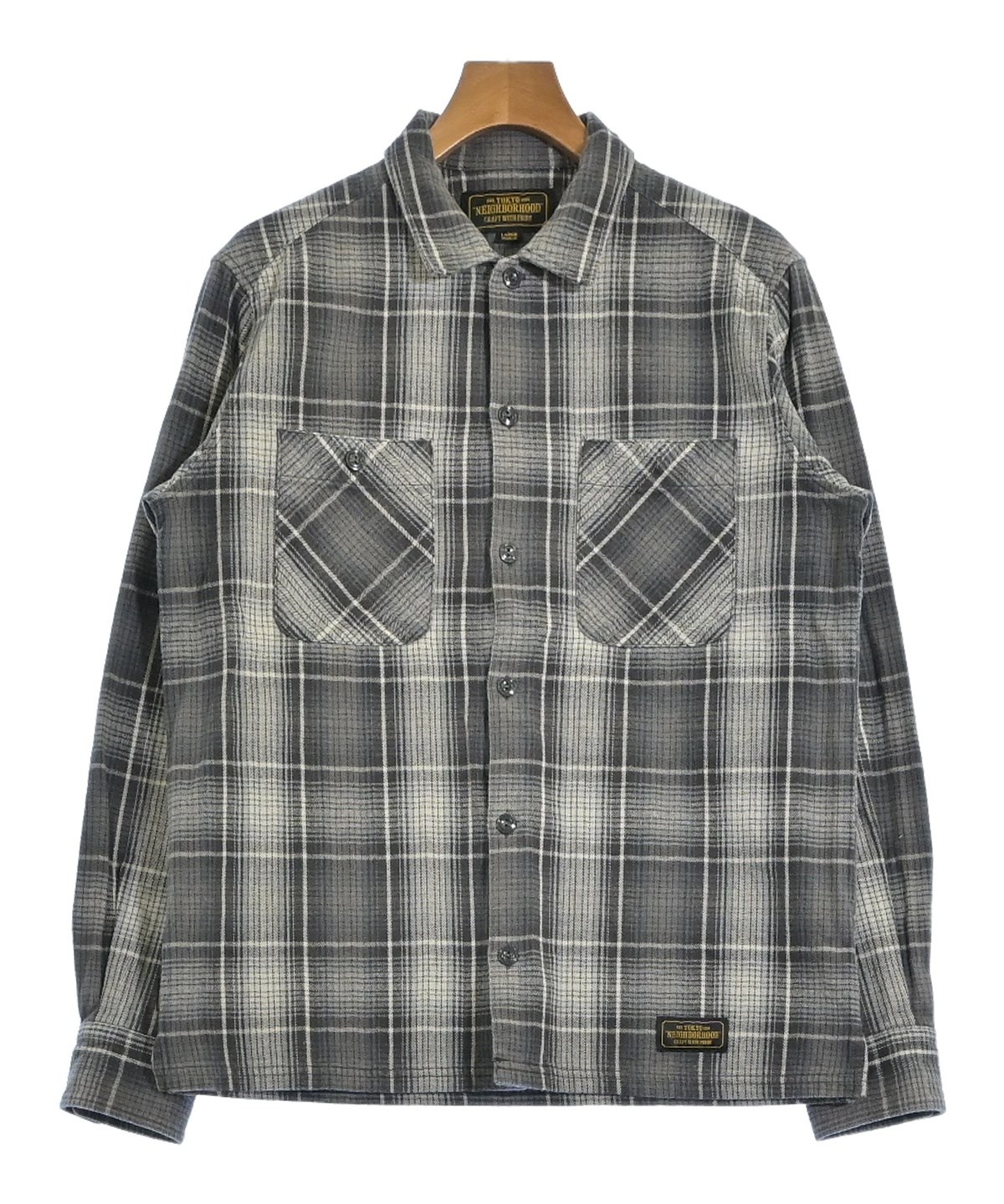 NEIGHBORHOOD（ネイバーフッド）カジュアルシャツ グレー サイズ:L