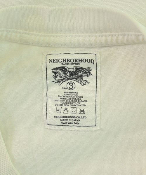 NEIGHBORHOOD（ネイバーフッド）Tシャツ・カットソー 白 サイズ:3(L位) メンズ/2200707034119