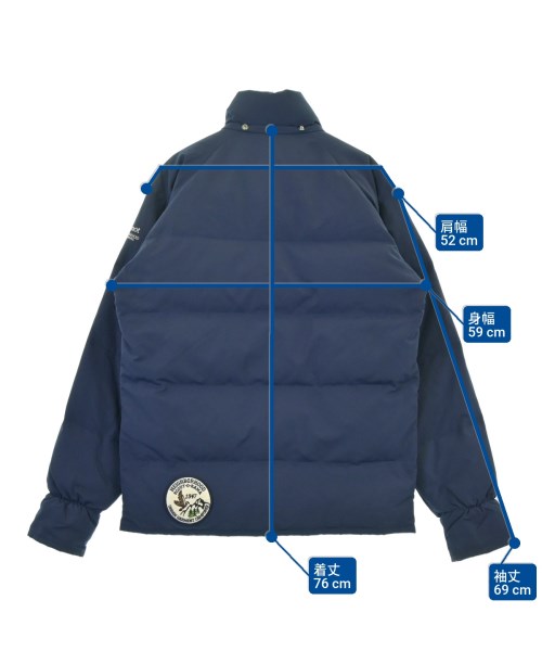 NEIGHBORHOOD（ネイバーフッド）ダウンジャケット/ダウンベスト 紺 サイズ:S メンズ/2200661336052