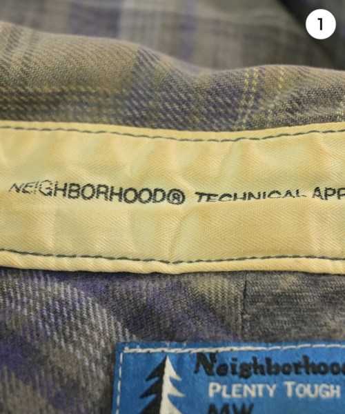 NEIGHBORHOOD（ネイバーフッド）カジュアルシャツ 茶 サイズ:M メンズ/2200661351147