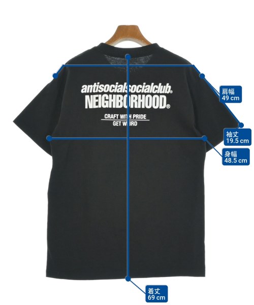 NEIGHBORHOOD（ネイバーフッド）Tシャツ・カットソー 黒 サイズ:M メンズ/2200663407293