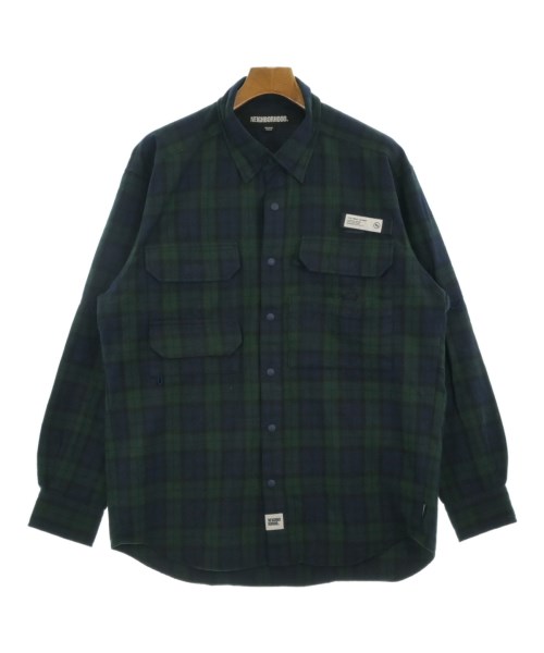 NEIGHBORHOOD(ネイバーフッド)カジュアルシャツ 緑 サイズ:M/2200669144017