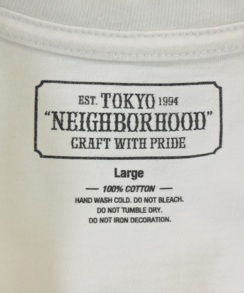 NEIGHBORHOOD（ネイバーフッド）Tシャツ・カットソー 白 サイズ:L メンズ/2200671474065