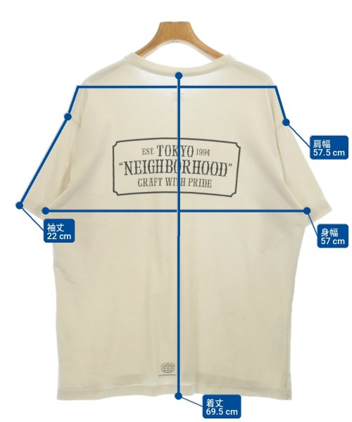 NEIGHBORHOOD（ネイバーフッド）Tシャツ・カットソー 白 サイズ:L