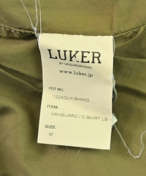 LUKER BY NEIGHBORHOOD（ルーカーバイネイバーフッド）カジュアルシャツ カーキ サイズ:M メンズ/2200724395033