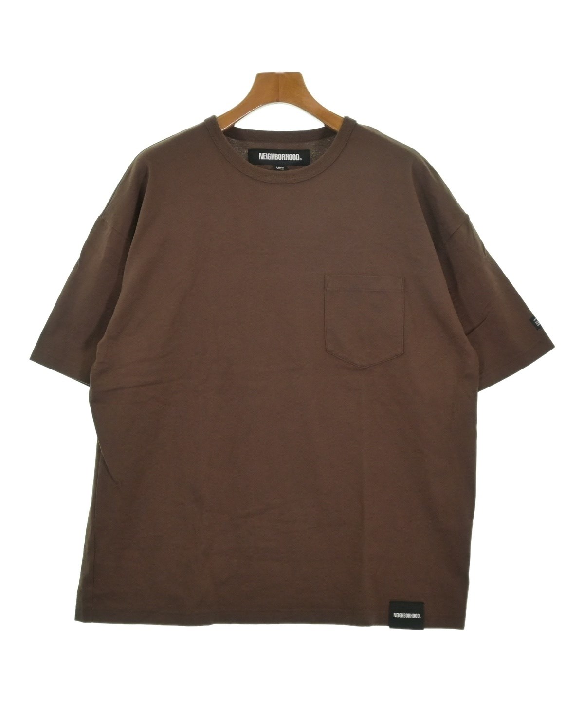 NEIGHBORHOOD（ネイバーフッド）Tシャツ・カットソー 茶 サイズ:L