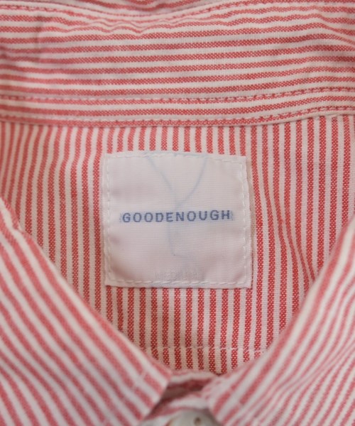 GOODENOUGH（グッドイナフ）カジュアルシャツ 赤 サイズ:-(M位) メンズ/2200654226049