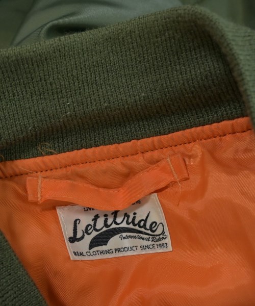 LET IT RIDE（レッドイットライド）ミリタリーブルゾン カーキ サイズ:L メンズ/2200631740025