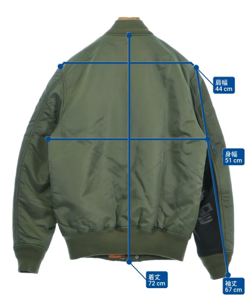 LET IT RIDE（レッドイットライド）ミリタリーブルゾン カーキ サイズ:L メンズ/2200631740025