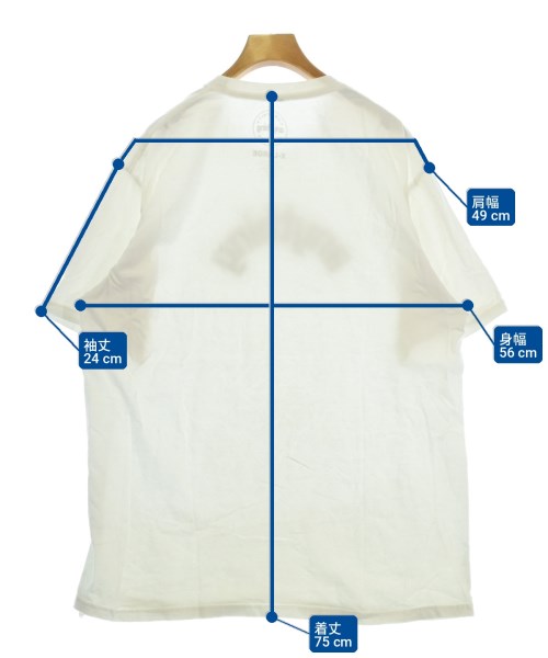 ANYTHING（エニシング）Tシャツ・カットソー 白 サイズ:XL メンズ/2200726704062
