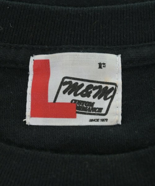 M&M（エムアンドエム）Tシャツ・カットソー 黒 サイズ:L メンズ/2200666160140