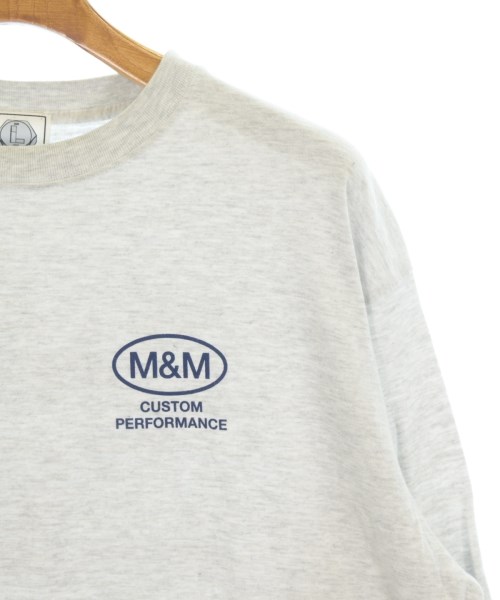 M&M（エムアンドエム）Tシャツ・カットソー グレー サイズ:L メンズ/2200724672110