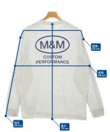 M&M（エムアンドエム）Tシャツ・カットソー グレー サイズ:L メンズ/2200724672110
