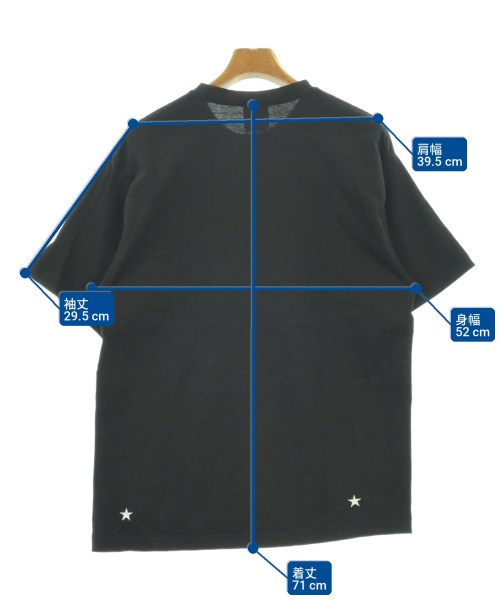 M&M（エムアンドエム）Tシャツ・カットソー 黒 サイズ:L メンズ/2200726036064