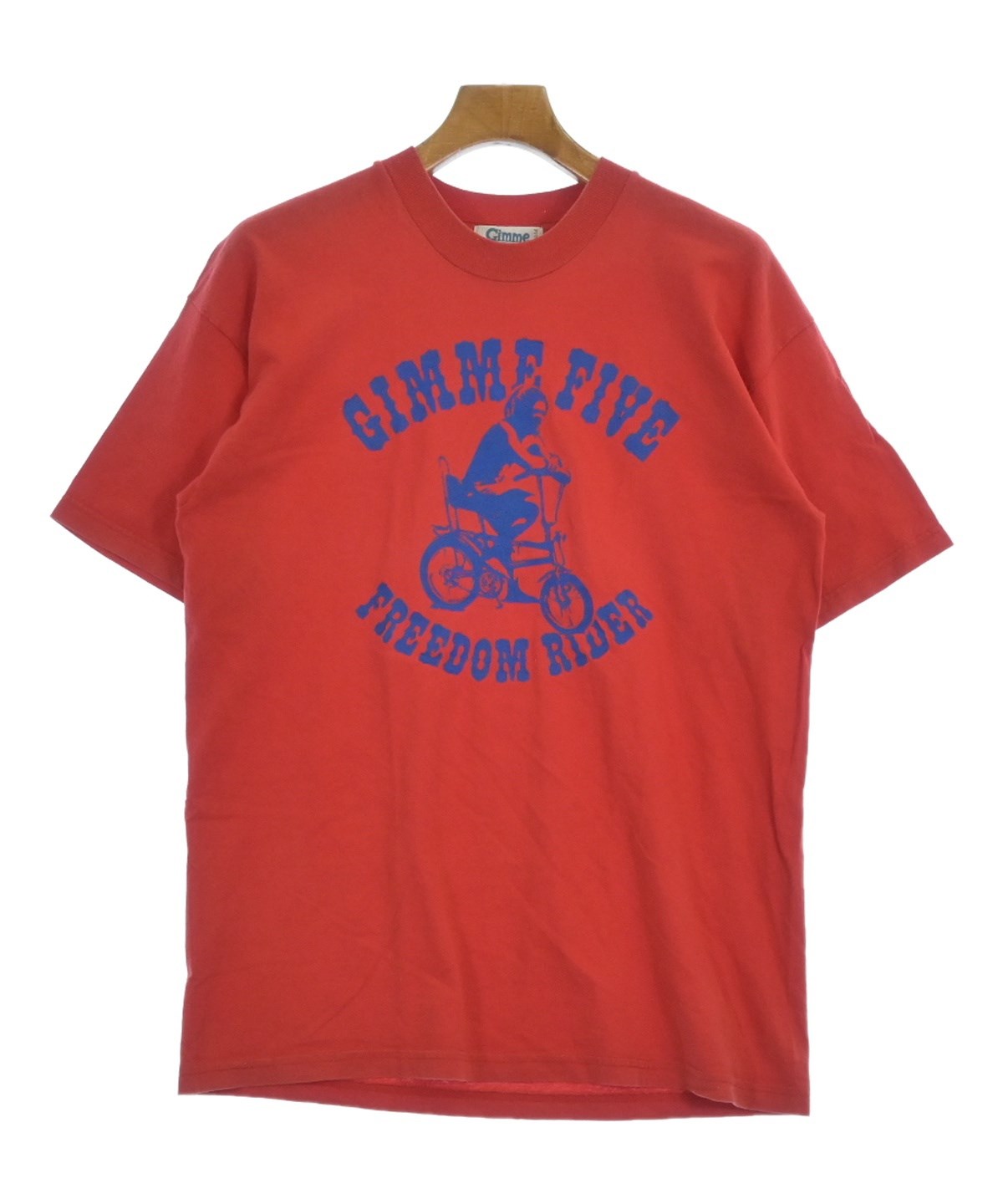 GIMME FIVE（ギミーファイブ）Tシャツ・カットソー 赤 サイズ:M メンズ