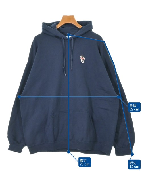 GIMME FIVE（ギミーファイブ）パーカー 紺 サイズ:2XL メンズ/2200624399087