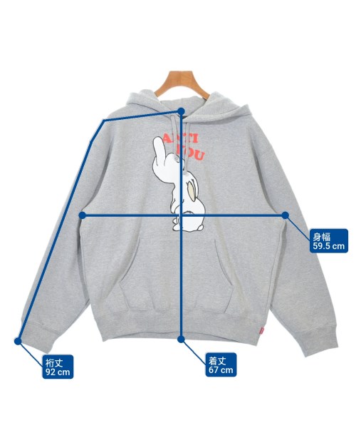 Supreme（シュプリーム）パーカー グレー サイズ:M メンズ/2200517573051