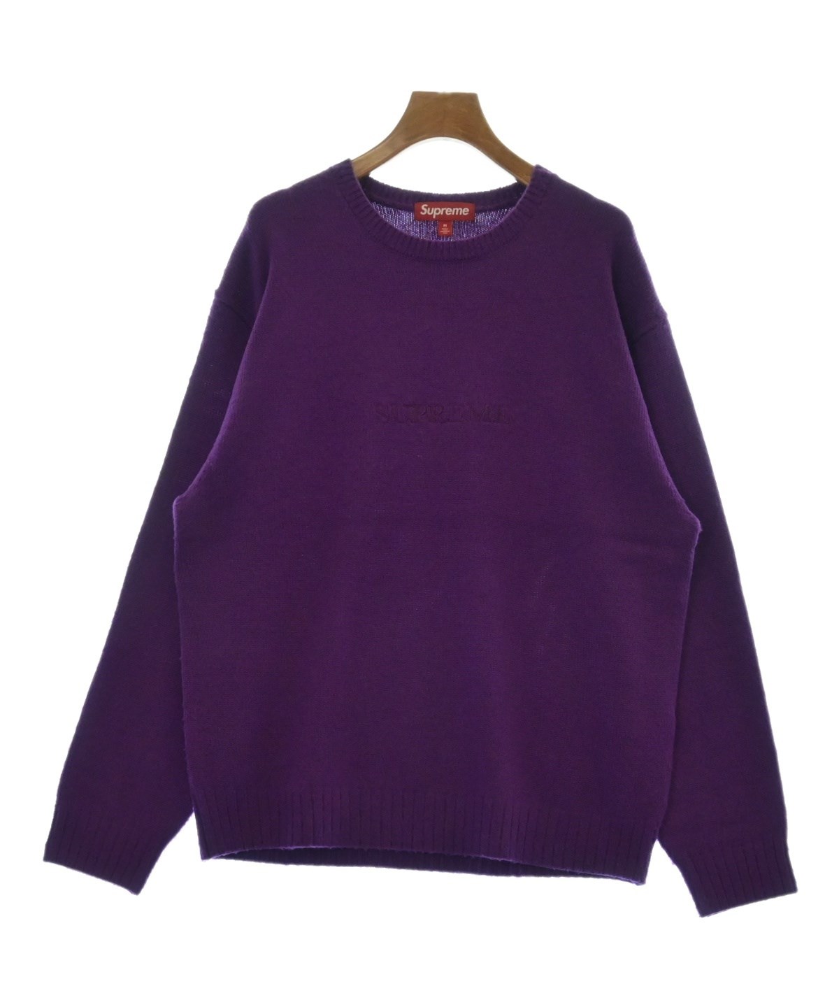 最終値下げSupreme 紫 ニットセーター M 3303324Y0543_x1_a001.jpg