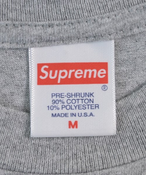 Supreme（シュプリーム）Tシャツ・カットソー グレー サイズ:M メンズ/2200550120014