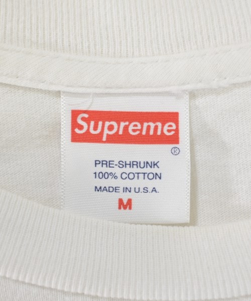 Supreme（シュプリーム）Tシャツ・カットソー 白 サイズ:M メンズ/2200562532027