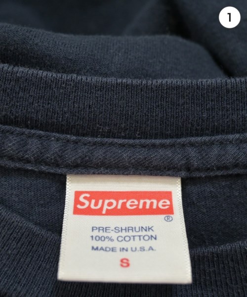Supreme（シュプリーム）Tシャツ・カットソー 紺 サイズ:S メンズ/2200634551024