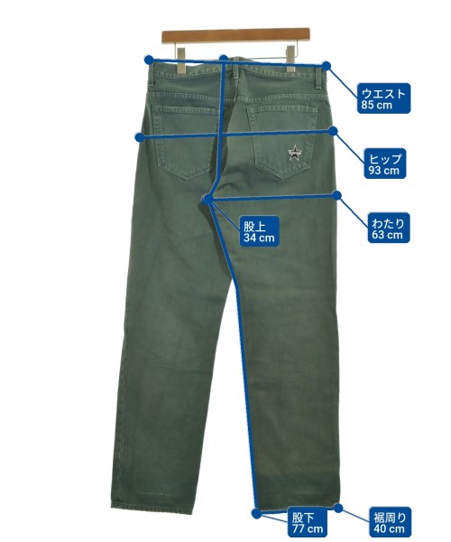 Supreme（シュプリーム）デニムパンツ 緑 サイズ:32(L位) メンズ/2200634937019