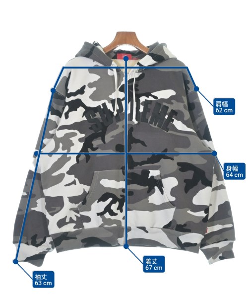 Supreme（シュプリーム）パーカー グレー サイズ:L メンズ/2200623267165