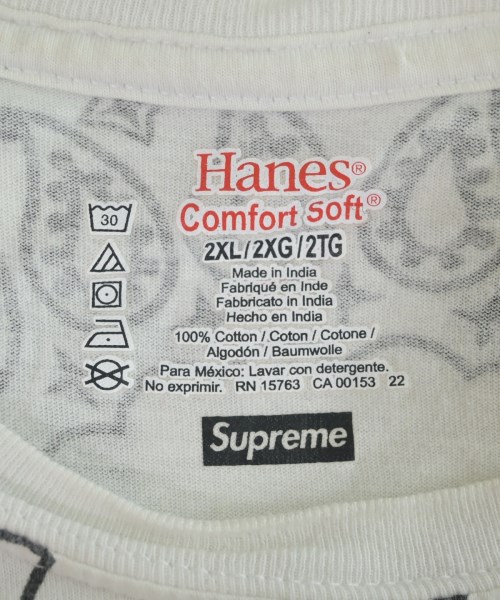 Supreme（シュプリーム）Tシャツ・カットソー 白 サイズ:2XL(XXL位) メンズ/2200623267288
